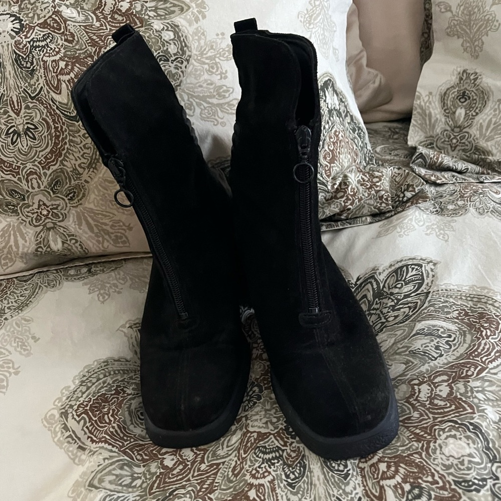 Aquatalia Boots Black Italian Boots, Comfy, Waterpr… Gem